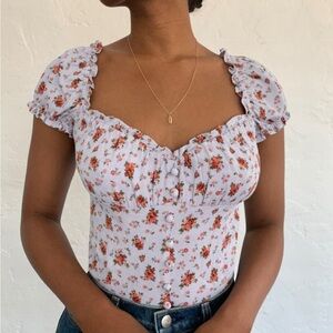 Reformation Bev top, size 2